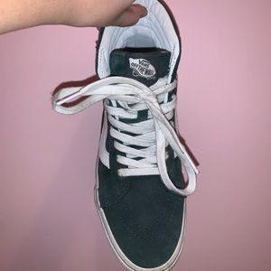 Forest green suede vans